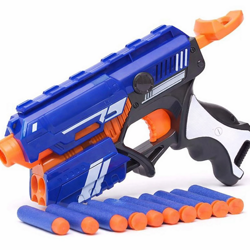 Soft Bullet Toy Blaster Gun with Foam Darts